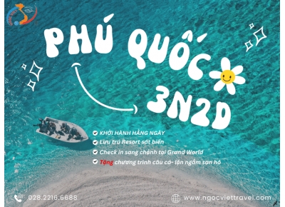 KHÁM PHÁ ĐẢO NGỌC PHÚ QUỐC 3N2D - HẰNG NGÀY